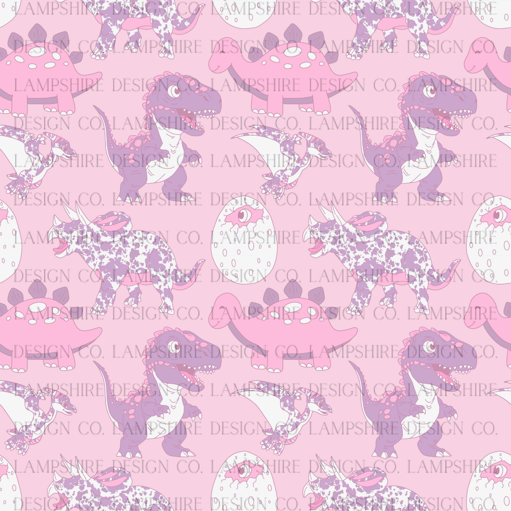 "Pink Outlaw Dinosaurs"