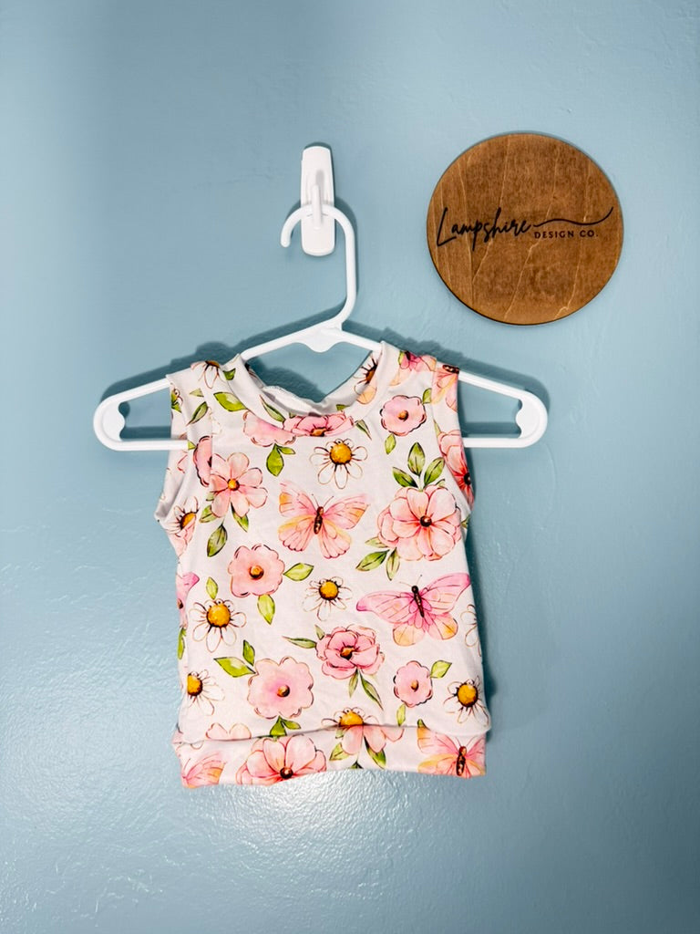 Floral Butterfly Regular Tank