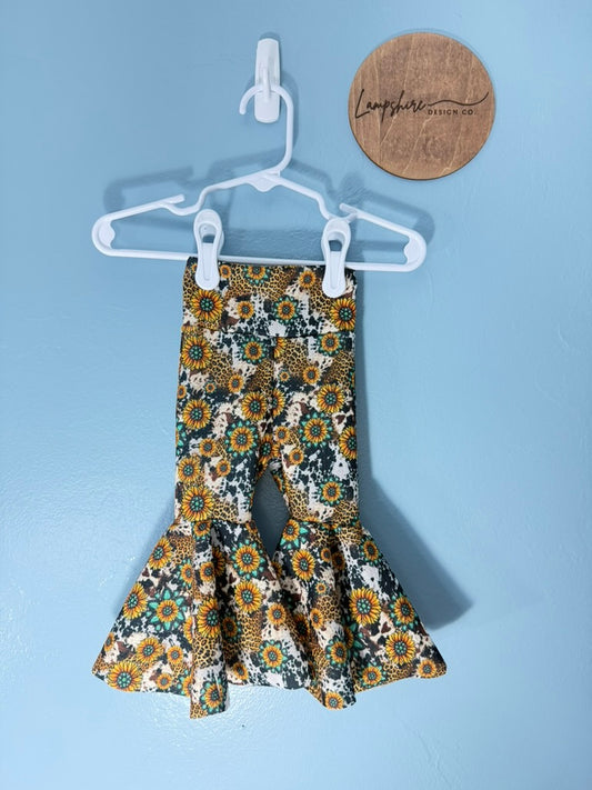 Sunflower Cowhide Flare/Bell Bottom Pant