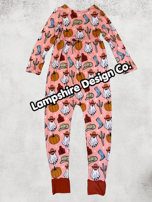 6/7y It’s Fall Yall Long Sleeve Bubble Romper