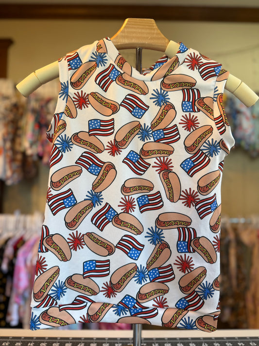 Hot Dog Tank Top