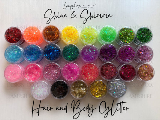 Shine & Shimmer: Hair and Body Glitter